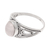 Rainbow moonstone cocktail ring, 'Gleaming Appeal' - Oval Rainbow Moonstone Cocktail Ring from India (image 2d) thumbail