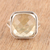 Topaz cocktail ring, 'Sunny Sparkle' - 16.5-Carat Yellow Topaz Cocktail Ring from India (image 2) thumbail