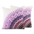 Cotton cushion covers, 'Divine Orchard in Purple' (pair) - Embroidered Cotton Cushion Covers in Purple (Pair) (image 2a) thumbail