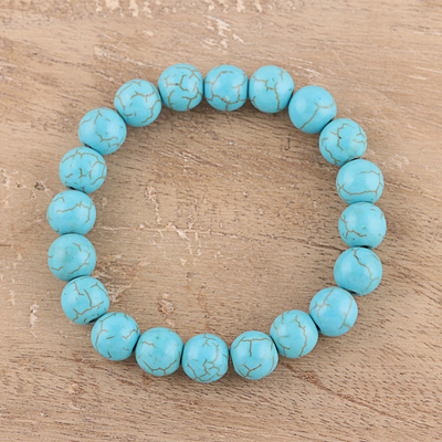 turquoise stretch bracelet