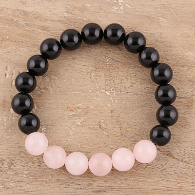 The Zen Crystals Rose Quartz Bracelet | The Zen Crystals