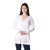 Cotton blouse, 'Hakoba in White' - Eyelet Pattern Cotton Blouse in White from India (image 2a) thumbail