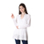 Cotton blouse, 'Hakoba in White' - Eyelet Pattern Cotton Blouse in White from India (image 2b) thumbail