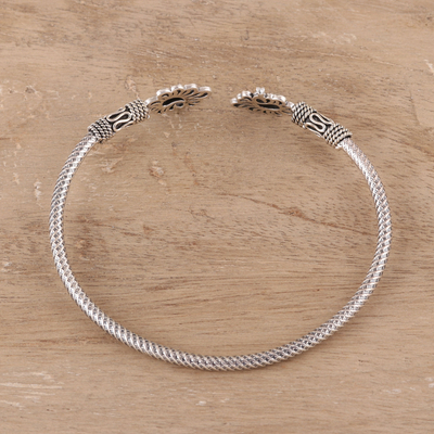 Autumnal Owl Cuff Bracelet in Sterling Silver – Verdilune