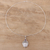 Collar colgante de piedra lunar arcoíris y amatista, 'Elegancia eterna' - Collar colgante de piedra lunar arcoíris y amatista de la India