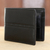 Leather wallet, 'Suave Allure' - Handcrafted Black Leather Wallet from India (image 2b) thumbail