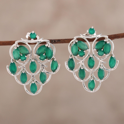 Jade Flower Earrings – Dori