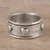 Sterling silver spinner ring, 'Mesmerizing Hearts' - Heart Motif Sterling Silver Spinner Ring from India