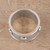 Sterling silver spinner ring, 'Mesmerizing Hearts' - Heart Motif Sterling Silver Spinner Ring from India