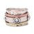 Cultured pearl spinner ring, 'Glowing Energy' - Cultured Pearl Spinner Ring from India thumbail