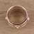 Cultured pearl spinner ring, 'Glowing Energy' - Cultured Pearl Spinner Ring from India (image 2b) thumbail