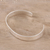Sterling silver cuff bracelet, 'Simple Gleam' - Simple Sterling Silver Cuff Bracelet from India
