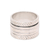 Sterling silver spinner ring, 'Gleaming Zigzag' - Sterling Silver Spinner Ring from India