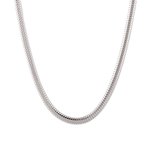 Sterling silver chain necklace, 'Omega Appeal' - Sterling Silver Omega Chain Necklace from India