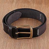 Mens leather belt, Suave Style