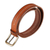 Men's leather belt, 'Timeless Appeal in Spice' - Handcrafted Men's Leather Belt in Spice from India (image 2d) thumbail