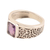 Amethyst ring, 'Purple Glisten' - Sparkling Amethyst Ring from India (image 2d) thumbail