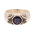 Men's iolite ring, 'Snake Charm' - Men's Iolite Ring Crafted in India thumbail