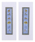 Diptych, 'Royal Beauty I' - Animal-Themed Folk Art Diptych in Blue from India thumbail