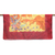 Batik cotton scarf, 'Wavy Floral in Crimson' - Floral Batik Cotton Scarf in Crimson from India (image 2b) thumbail