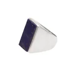 Men's lapis lazuli ring, 'Blue Obelisk' - Men's Lapis Lazuli Ring Crafted in India