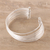 Sterling silver cuff bracelet, 'Sleek Elegance' - Multi-Band Sterling Silver Cuff Bracelet from India (image 2b) thumbail