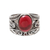 Multi-gemstone ring, 'Fiery Strength' - Multi-Gemstone Ring Crafted in India thumbail