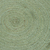 Jute-Flächenteppich, 'Kreisförmige Schönheit im Celadon' (3 Fuß Durchmesser) - Runder handgewebter Jute-Flächenteppich in Celadon (3 Fuß Durchmesser)
