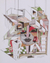 'Materialism' - Colorful Modern Cubist Painting from India thumbail