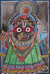 'Lord Jagannath' - Pintura de acuarela firmada de Lord Jagannath de la India