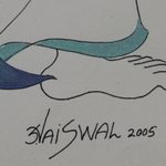 'Royal Ganesha II' - Signed Expressionist Painting of Ganesha from India