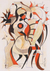 'Harmony' - Signed Cubist Painting in Beige and Red from India thumbail