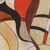 'Harmony' - Signed Cubist Painting in Beige and Red from India (image 2b) thumbail