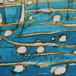 'Gopis' - Signed Expressionist Painting of Hindu Gopis from India