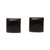 Onyx stud earrings, 'Contemporary Corners' - Square Black Onyx Stud Earrings from India