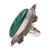Malachite cocktail ring, 'Forest Majesty' - Oval Green Malachite Cocktail Ring Crafted in India (image 2d) thumbail