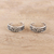 Sterling silver toe rings, 'Floral Trellis' (pair) - Floral Openwork Sterling Silver Toe Rings from India (Pair) (image 2) thumbail