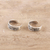 Sterling silver toe rings, 'Floral Trellis' (pair) - Floral Openwork Sterling Silver Toe Rings from India (Pair) (image 2b) thumbail