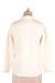 Bluse aus Baumwoll-Leinen-Mischung - Besticktes Hemd aus Baumwoll-Leinen-Mischung mit Spiegelakzenten