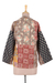 Cotton patchwork kimono jacket, 'Bohemian Masterpiece' - Patchwork Kimono-Style Jacket from India (image 2b) thumbail