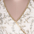 Block-printed viscose halter dress, 'Elegant Forest' - Block-Printed White Cotton A-Line Dress from Bali