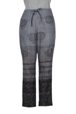 Block-printed cotton trousers, 'Casual Summer' - Block Printed Geometric Cotton Trousers from India