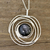 Labradorite pendant necklace, 'Galactic Beauty' - Modern Labradorite Pendant Necklace from India (image 2) thumbail