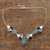 Multi-gemstone pendant necklace, 'Entrancing Night' - Entrancing Multi-Gemstone Pendant Necklace from India (image 2b) thumbail