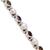 Multi-gemstone tennis bracelet, 'Sparkling Grace' - Cultured Pearl and Multi-Gem Tennis Bracelet from India (image 2b) thumbail
