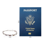 Multi-gemstone tennis bracelet, 'Sparkling Grace' - Cultured Pearl and Multi-Gem Tennis Bracelet from India