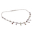 Multi-gemstone link necklace, 'Shimmering Light' - Multi-Gemstone Link Necklace Crafted in India (image 2a) thumbail