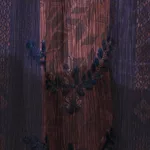 Ruffled rayon skirt, 'Russet Fusion' - Tied Dyed and Embroidered Rayon Skirt from India