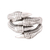 Sterling silver band ring, 'Dragon's Claws' - Sterling Silver Dragon Claw Band Ring from India (image 2a) thumbail