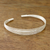 Sterling silver cuff bracelet, 'Gleaming Delight' - Sterling Silver Cuff Bracelet Crafted in India (image 2) thumbail